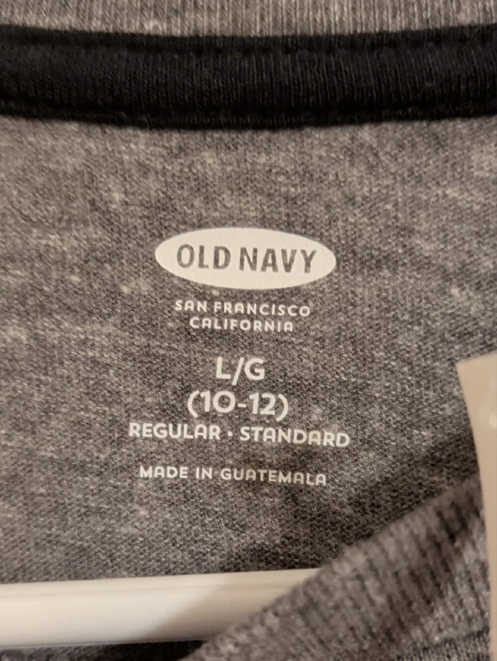 Old Navy Gray Heather Kids Long Sleeve Crew